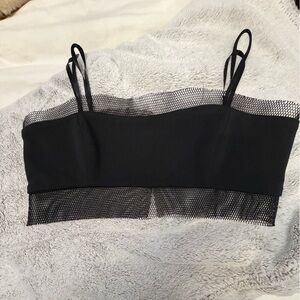 Katie May Black Mesh Bralette